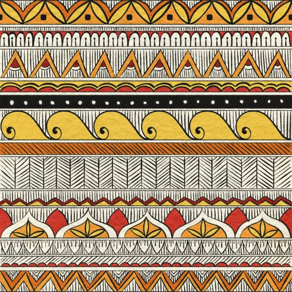 Indian ethnic design vector pattern