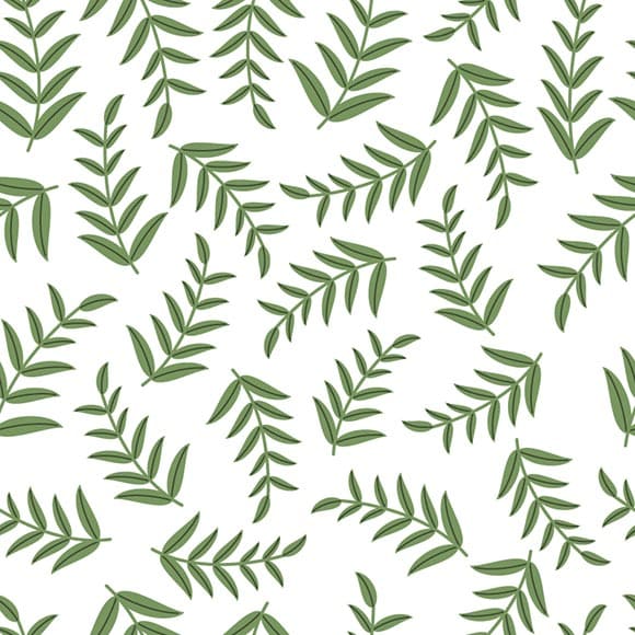 Green Pecan Leaves Pattern Royalty Free Vector And Images