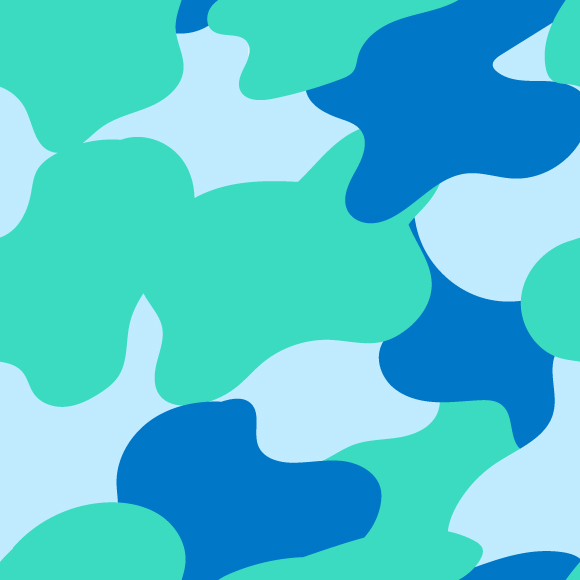 Blue Green Camouflage Vector Pattern & Images