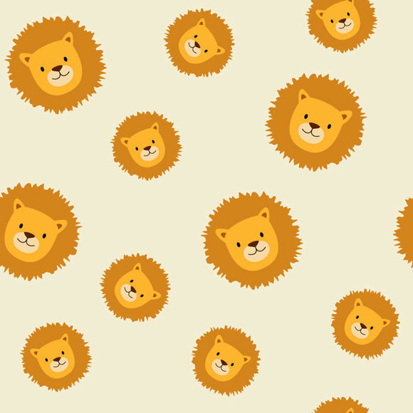 Cartoon Lion Face | Free Vector Illustration & Images - WowPatterns