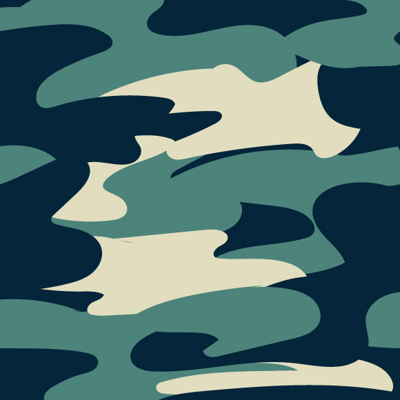 Multicam camouflage seamless vector pattern. Modern abstract background