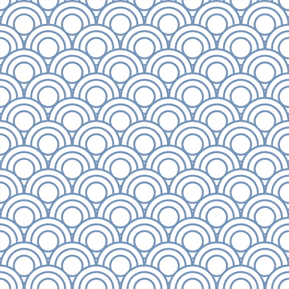 Circle Wave geometric seamless pattern background