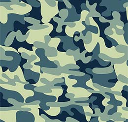 Classic Army Camouflage Seamless Vector Pattern | Free Download