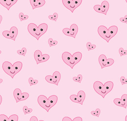 Heart Shape with Facial Expressions | Free Vectors & Images - WowPatterns