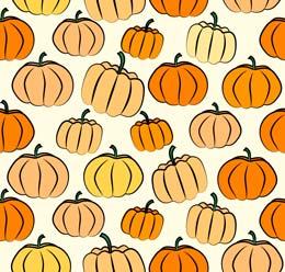 Pumpkin | Free Seamless Vector Wallpapers - WowPatterns
