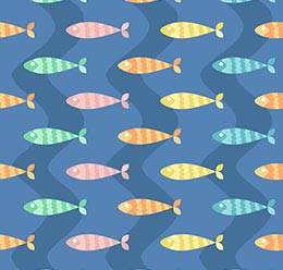 Colorful Fish | Free Download Vector Designs - WowPatterns