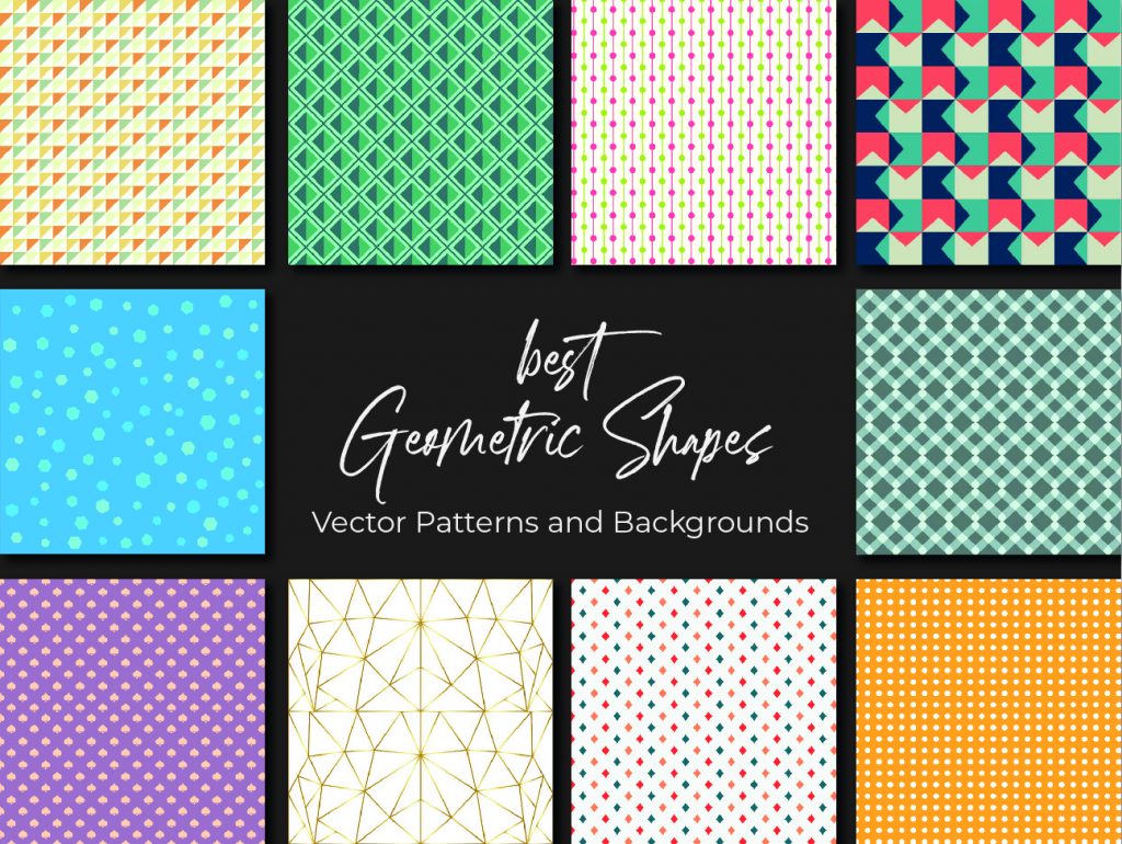 2021 Best Geometric Shapes Vector Patterns and Backgrounds for your  Creative Projects - WowPatterns Blog